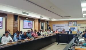 प्रेस वार्ता या पटकथा सवाल इधर जवाब उधर एनटीपीसी तिलाईपाली का संवाद बना रहस्य